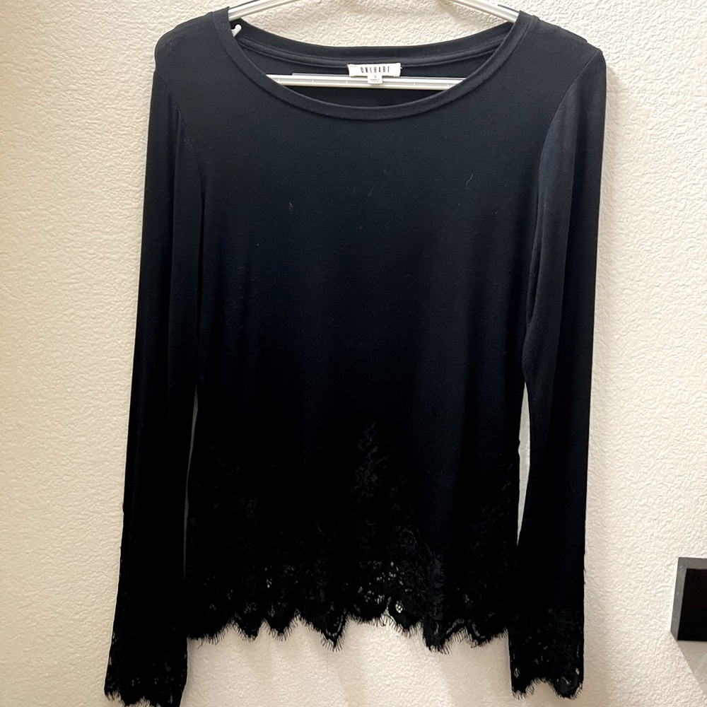 OneHart Lace Bottom Top